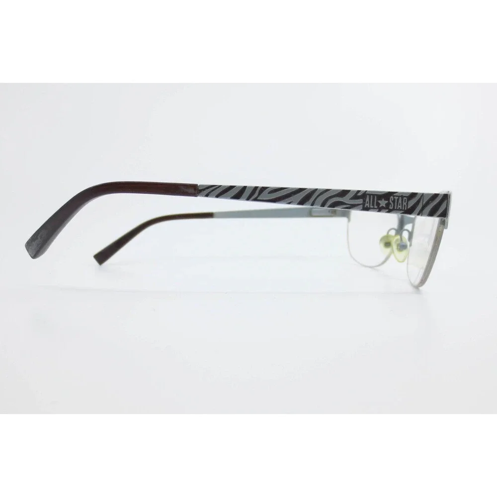 Converse All Star Eyeglasses Brown Zebra Print Cat Eye Frames A059 50-18-135